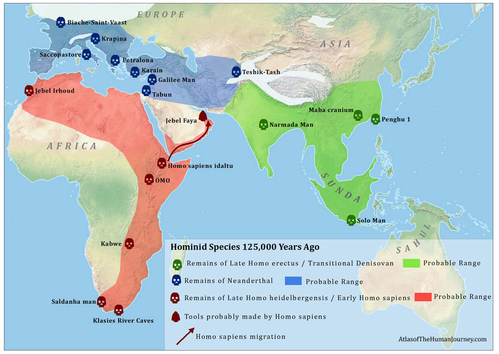 where-did-humans-first-appear-worldatlas