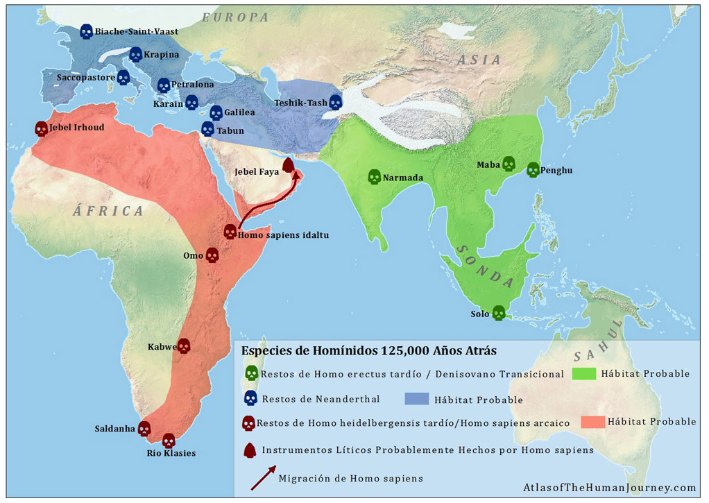 Mapa de Homo Sapiens